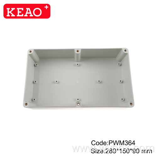 Junction box with ear indoor use weatherproof electrical box abs enclosures with din rail wall mount enclosure ip65 enclosure